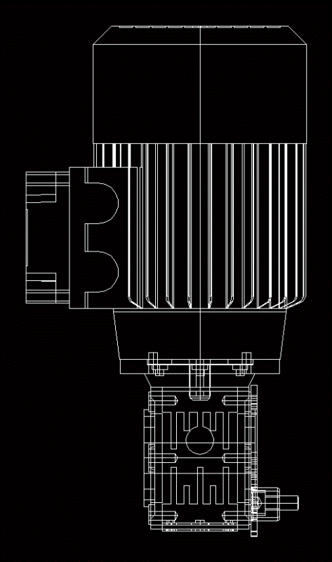 Moto Gear DWG Block for AutoCAD