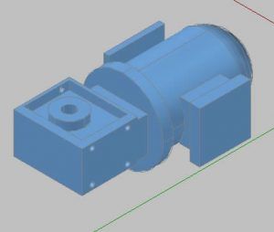 Motor Reducer 3D DWG Model for AutoCAD • Designs CAD