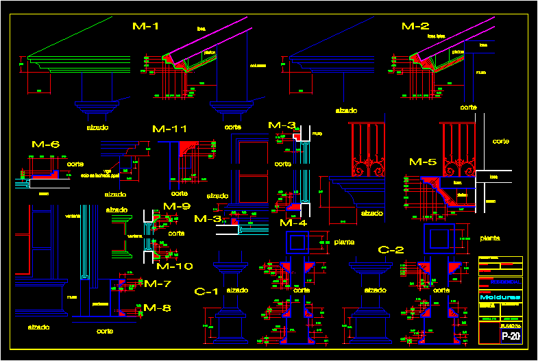 Moulding Details DWG Detail for AutoCAD • Designs CAD