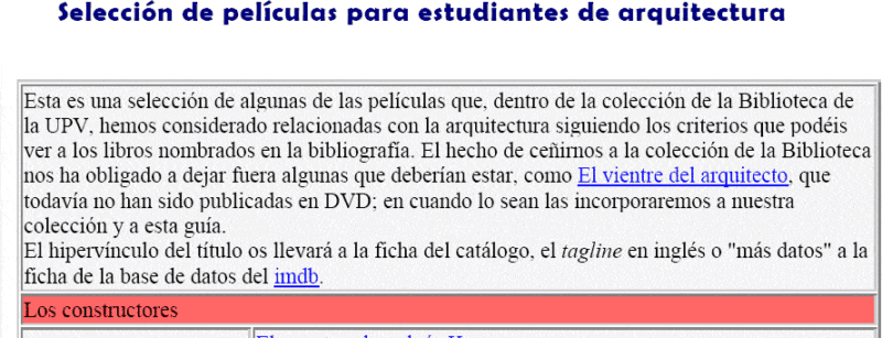Movie Guide For Students Of Architecture PDF (Document)