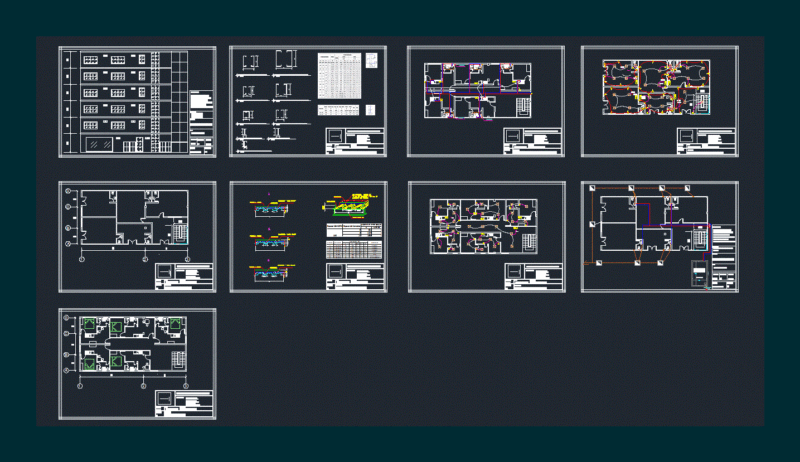 Multi – Metal Structure DWG Plan for AutoCAD