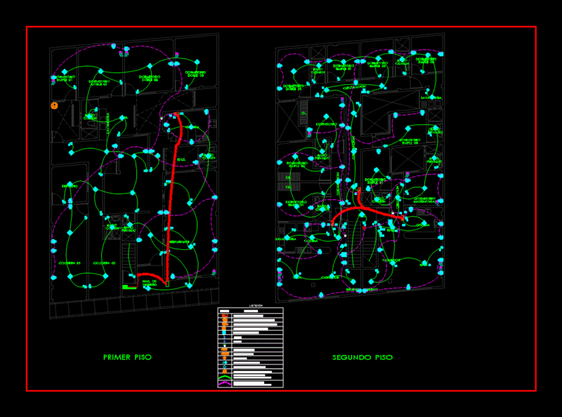 Multi Electric DWG Block for AutoCAD