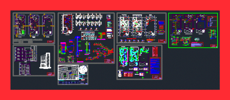 Multifamily DWG Full Project for AutoCAD