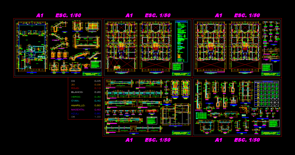 Multifamily Structures DWG Detail for AutoCAD