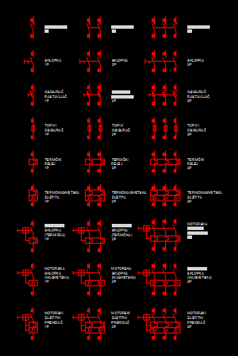 residential electrical symbols dwg
