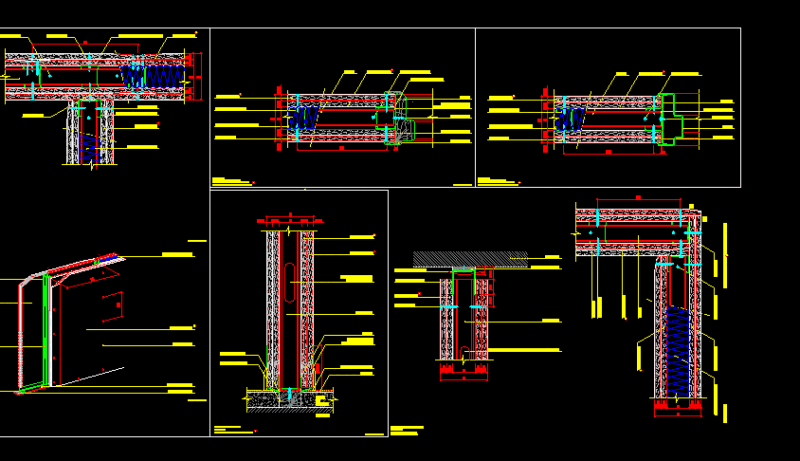 Multiple Blocks DWG Section for AutoCAD