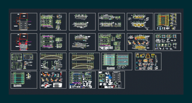 Multipurpose Auditorium DWG Full Project for AutoCAD