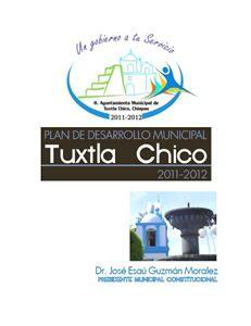 Municipal Development Plan, Tuxtla Chico, Mexico PDF (Document)