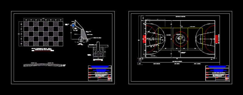 Muntifunctional Slab DWG Detail for AutoCAD