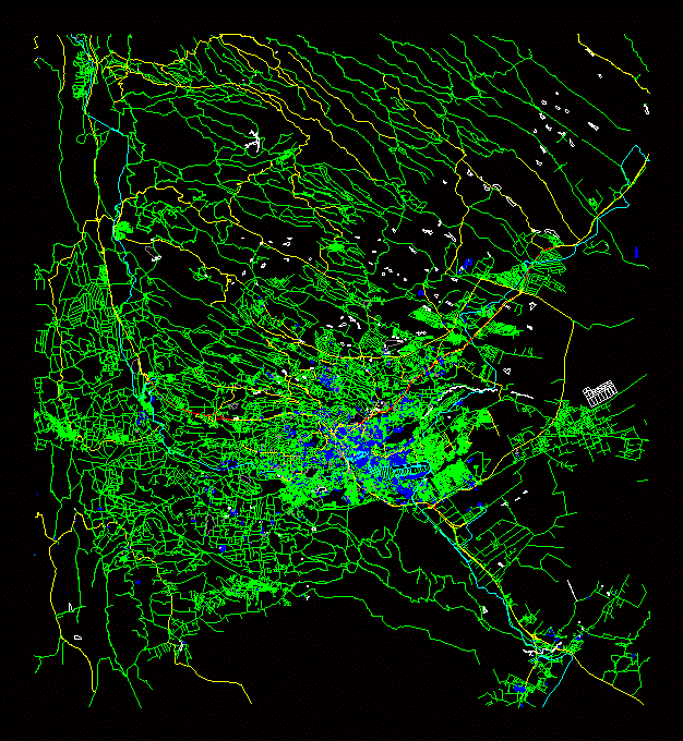 Nairobi City Map;Kenya DXF Model for AutoCAD | DesignsCAD