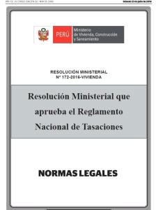 National Regulations Appraisals – Peru PDF (Document)