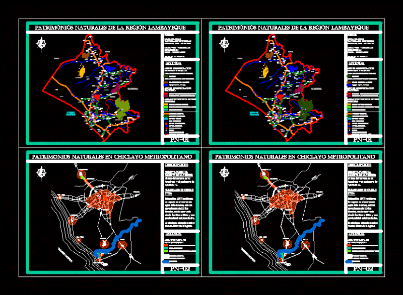 Natural Areas Lambayeque DWG Block for AutoCAD