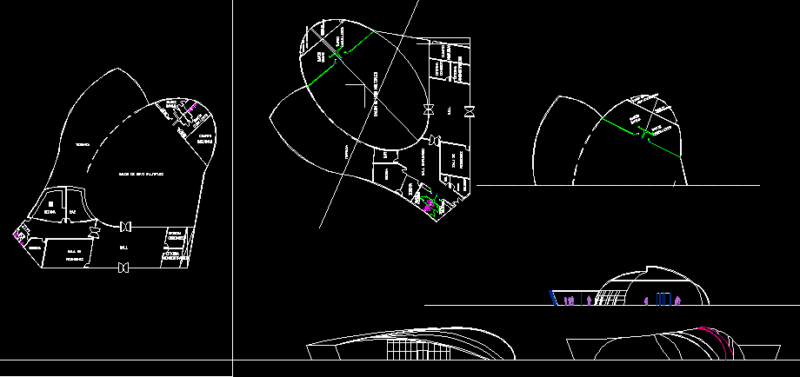Nautical Club Design DWG Block for AutoCAD