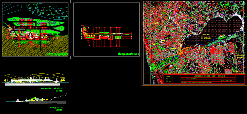 Nautical Club Project DWG Full Project for AutoCAD