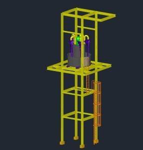 Nest Cyclones DWG Block for AutoCAD