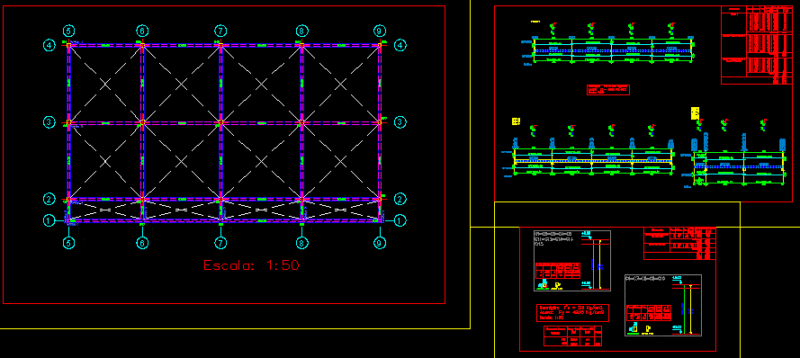 Office Structural Project DWG Full Project for AutoCAD