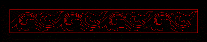 Old Lace Chinese Pattern DWG Block for AutoCAD