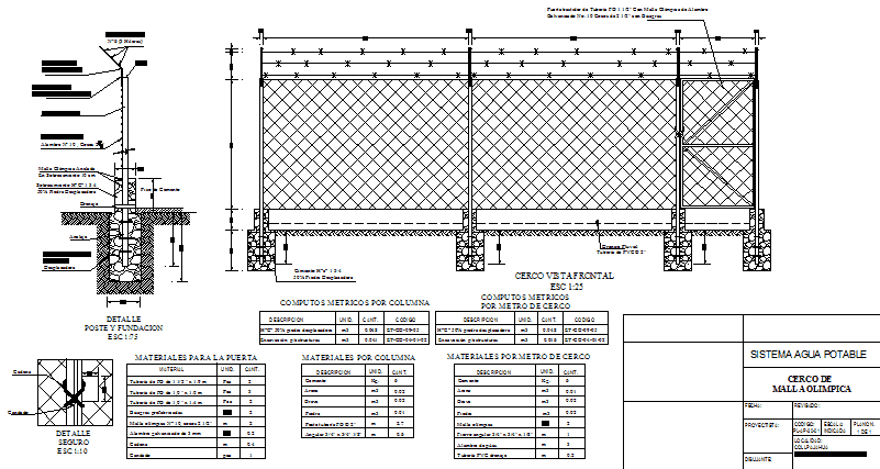 Mesh - galvanized wire in AutoCAD, Download CAD free (43.93 KB)