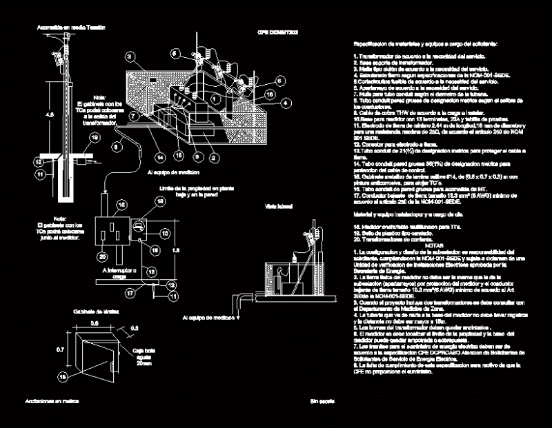 Onslaught Media Tension DWG Detail for AutoCAD