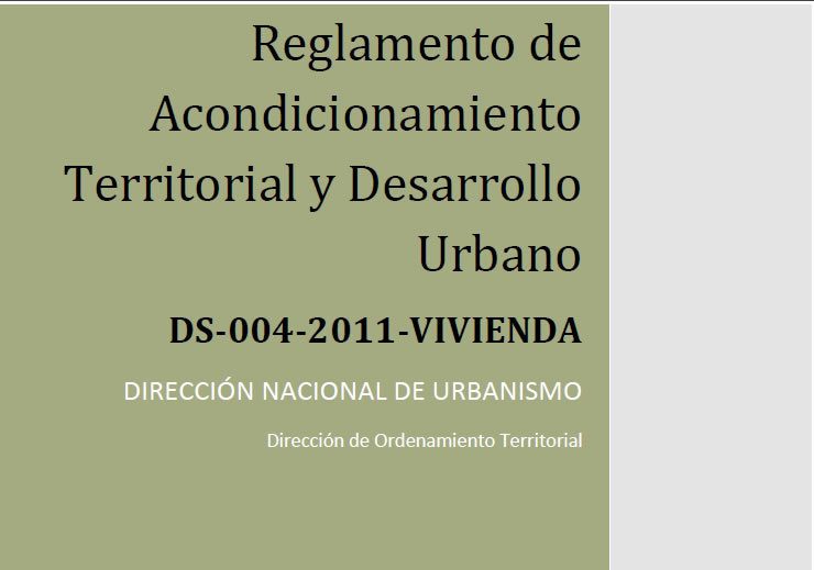 Packaging Regulations Planning And Urban Development Peru PDF (Document)