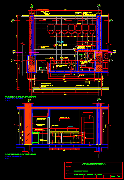 Palco Sports Stadium DWG Section for AutoCAD • Designs CAD