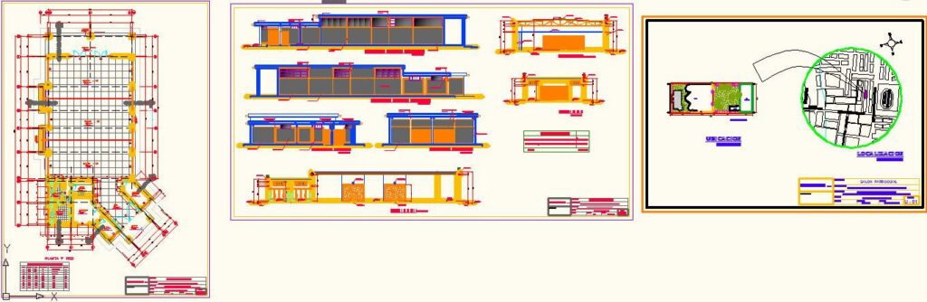 Parish Halll DWG Block for AutoCAD