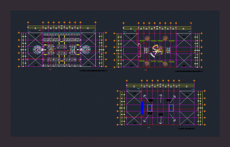 Parking DWG Block for AutoCAD