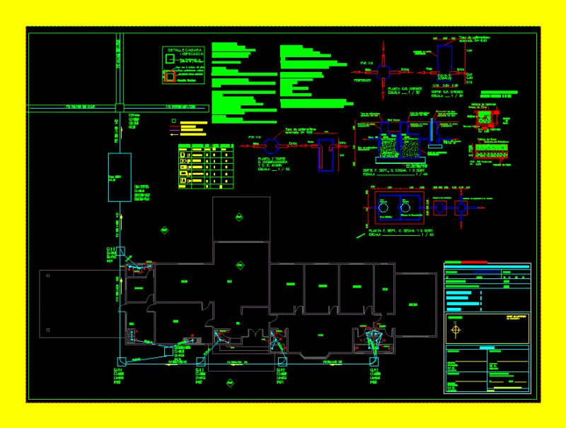 Particular Health Facilities DWG Block for AutoCAD