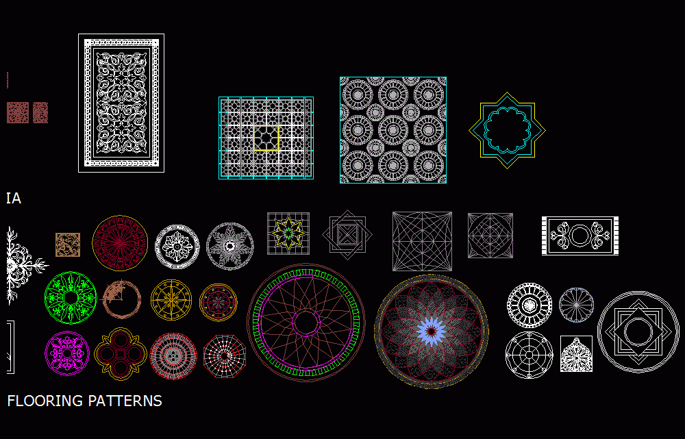 Patterns All DWG Block for AutoCAD â€