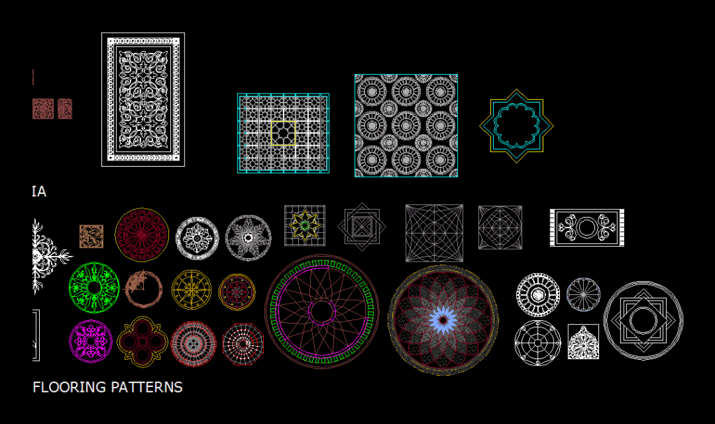 Patterns All DWG Block for AutoCAD