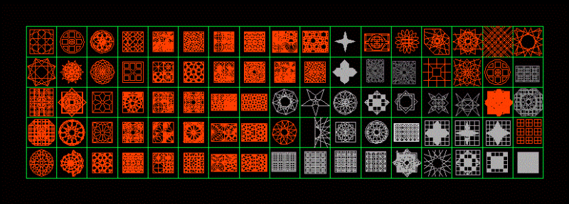 Paving DWG Block for AutoCAD