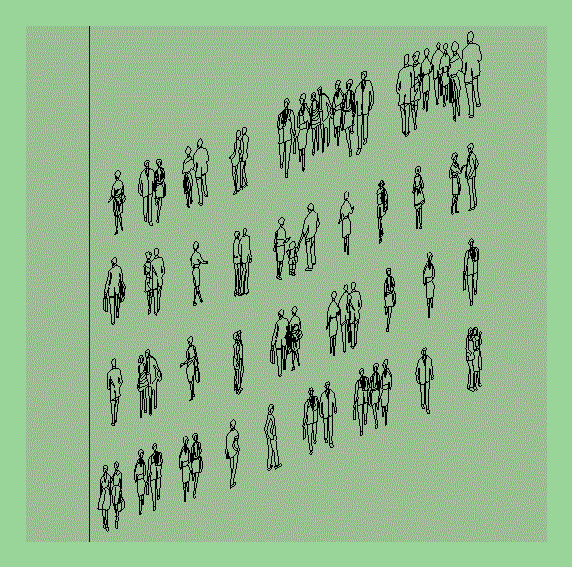 People 2D SKP Full Project for SketchUp