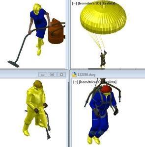 People 3D DWG Model for AutoCAD