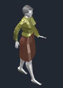 People 3D DWG Model for AutoCAD