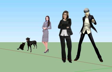 People 3D SKP Model for SketchUp