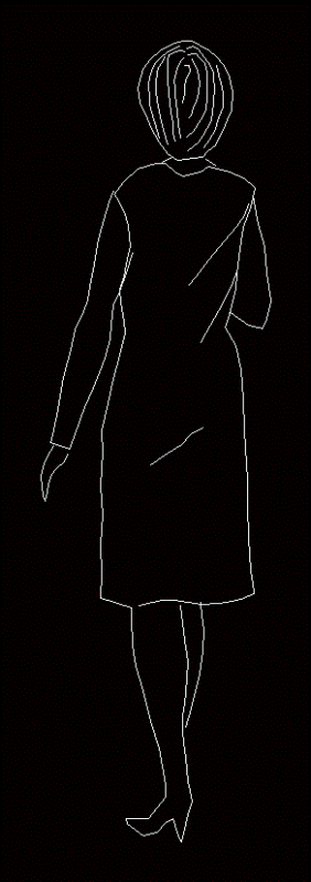 People DWG Block for AutoCAD