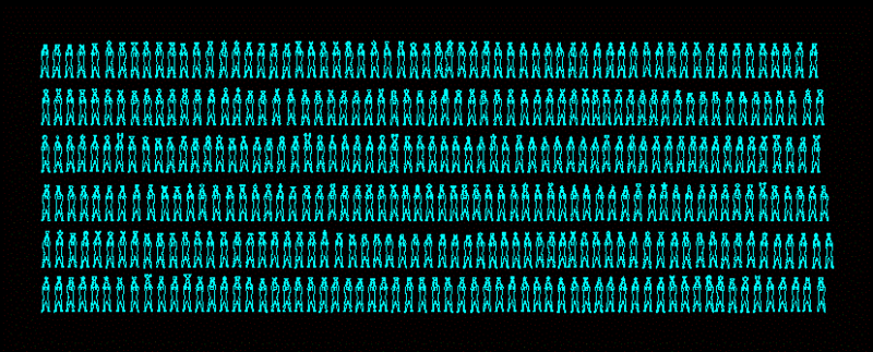 People Silhouettes Trophy DWG Elevation for AutoCAD