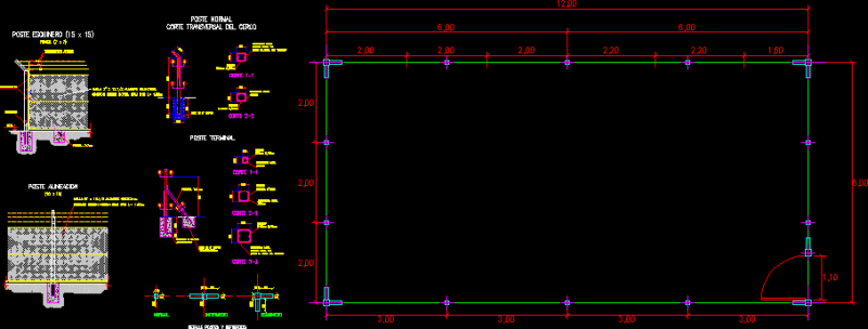 Perimeter Fence – Project DWG Full Project for AutoCAD