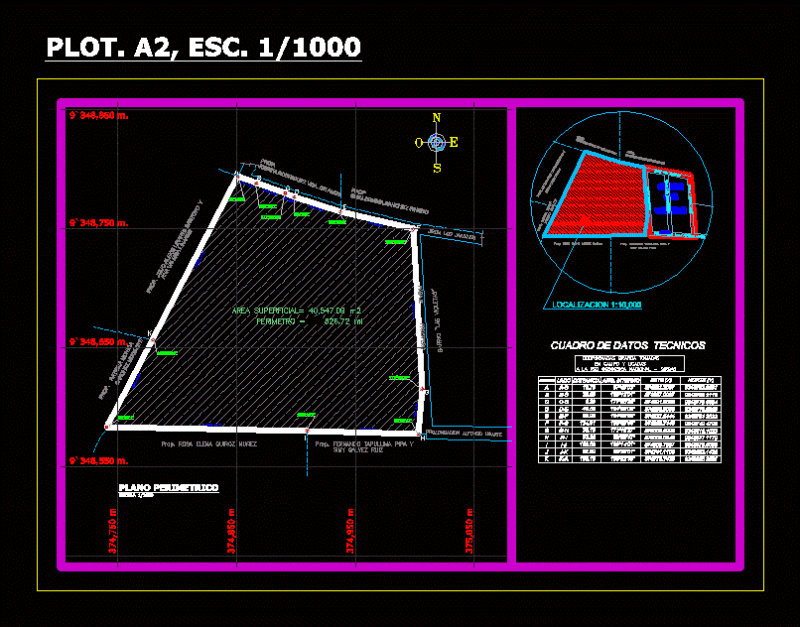 Perimeter Urban DWG Detail for AutoCAD