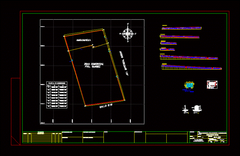 Perimeter Wall DWG Block for AutoCAD