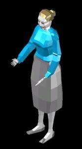Person 3D DWG Model for AutoCAD