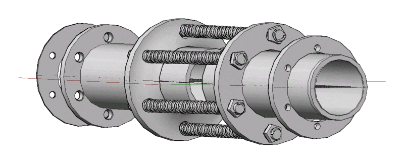 Pipe Flange DWG Block for AutoCAD