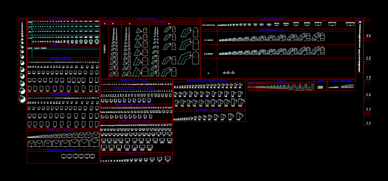 Pipes 2D DWG Block for AutoCAD