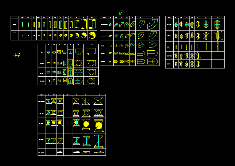 Pipes And Fittings 2D DWG Block for AutoCAD