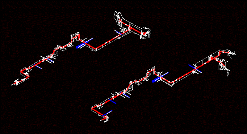 Piping Isometric DWG Block for AutoCAD
