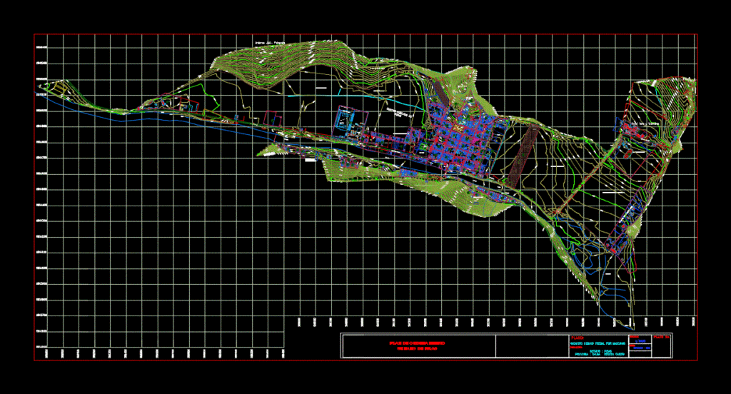 Pisac – Cusco; Catastro Urbano DWG Block for AutoCAD