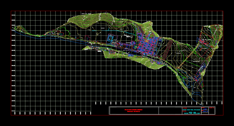 Pisac – Cusco; Catastro Urbano DWG Block for AutoCAD