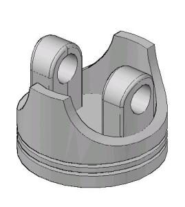 Piston DWG Block for AutoCAD