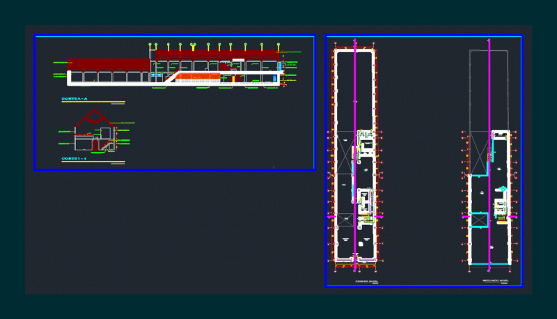 Pizza Pub Papa Claingo DWG Block for AutoCAD