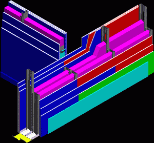 Pladur Detail 3D DWG Detail for AutoCAD